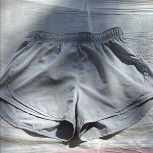 Nike Women's Athletic Shorts in Light Gray